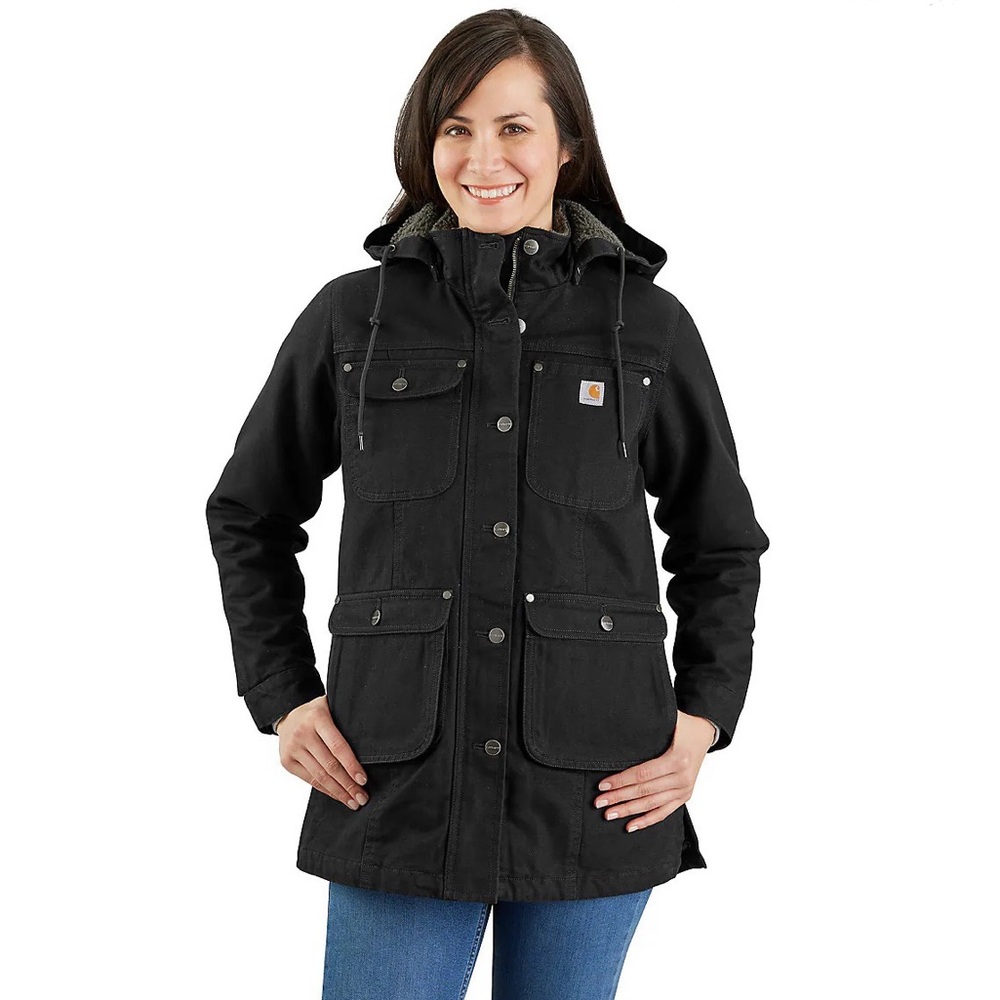 NWT Carhartt Women's Loose Fit Washed Duck Coat